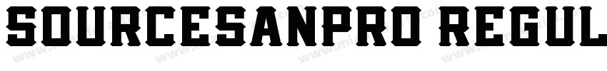 sourcesanPro Regul字体转换